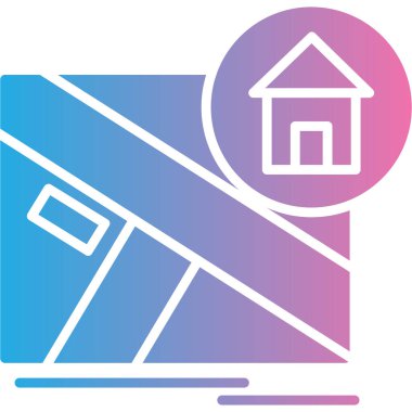 ev simgesi vektör illüstrasyonu