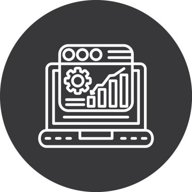 Vektör Analiz Simgesi illüstrasyonu