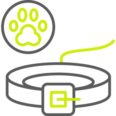 Kedi ikonu. vektör illüstrasyonu