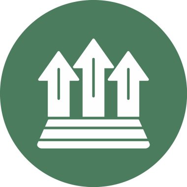 Yukarı - aşağı ok vektör simgesi. resim biçimi düz düz semboldür yuvarlak yuvarlak, yeşil renk, beyaz renkler, beyaz üzerinde izole