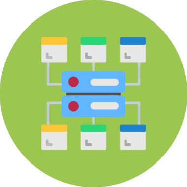 Veri paylaşımı vektör simgesi