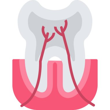 diş vektörü simgesi modern basit tasarım