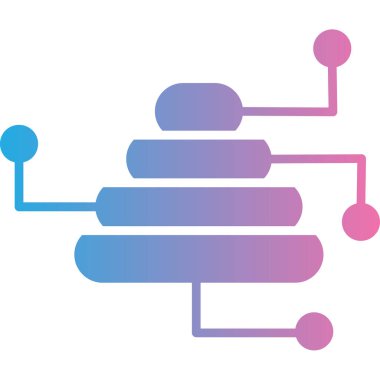 şebeke. Web simgesi basit illüstrasyon