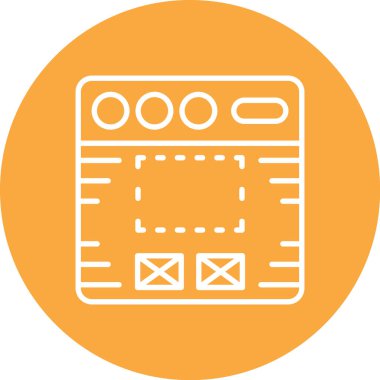 Hesap makinesi. Web simgesi basit illüstrasyon