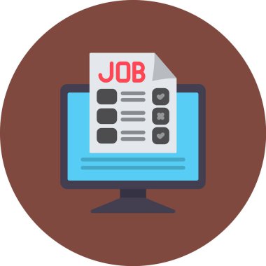 görev simgesi vektör illüstrasyonu