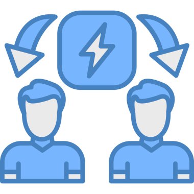 iş fikri simgesi vektör illüstrasyonu