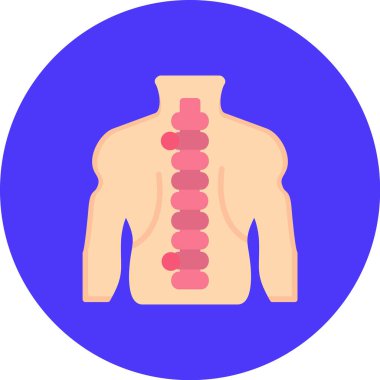 İnsan vücudu. Web simgesi basit illüstrasyon