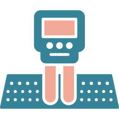 Hesap makinesi. Web simgesi basit illüstrasyon