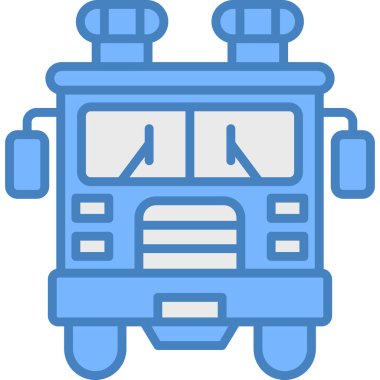 Bir robot simgesinin vektör illüstrasyonu