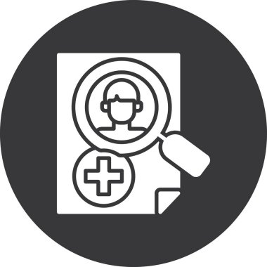 tıbbi bakım simgesi, vektör tasarımı