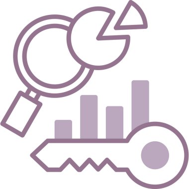 İş dünyasındaki analiz iş veri simgesi - yönetim kategorisi