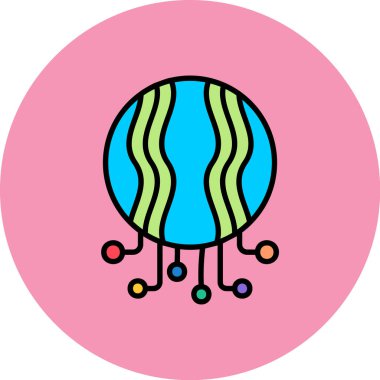 Moda biçiminde vektör simgesi arkaplanda izole.