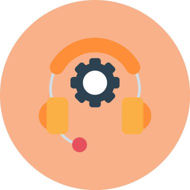 Kulaklıkların vektör simgesi