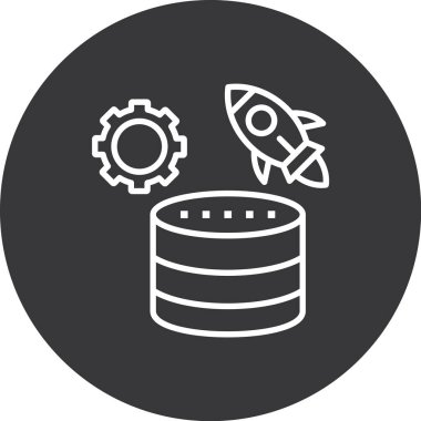 seo modern simgesinin vektör illüstrasyonu