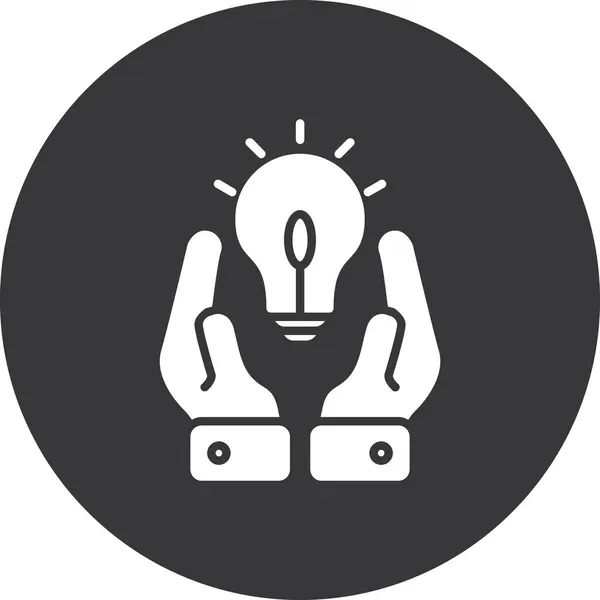 Lamba ampul düz kare vektör simgesi