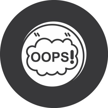 Soyut olarak izole edilmiş hata simgesi