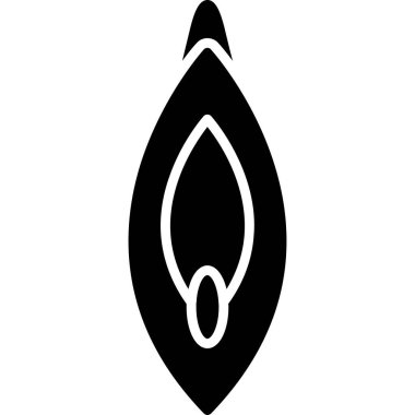 Bir damla suyun vektör illüstrasyonu