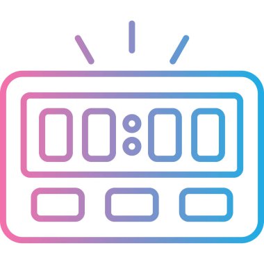 Modern b 'nin vektör illüstrasyonu eksik simgesi