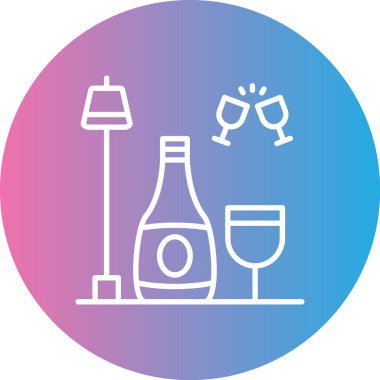 Web ve uygulama için vektör illüstrasyonu, simge ögesi biçimi