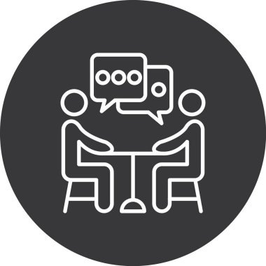 İş ve finans simgesinin vektör illüstrasyonu