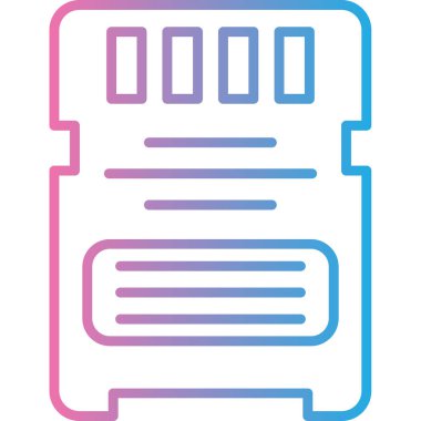 Modern b 'nin vektör illüstrasyonu simge tasarımından yoksun