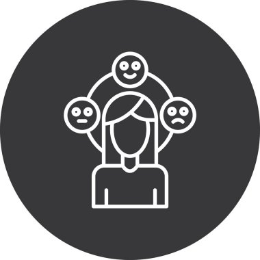 insanlar simge vektör illüstrasyonu