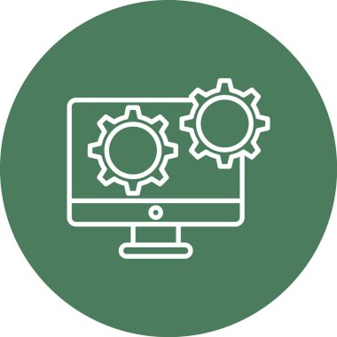 Web simgesi vektör illüstrasyonu