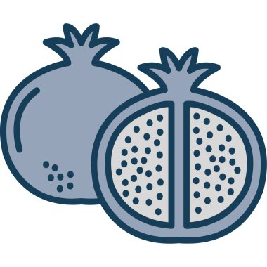 Karpuz meyvesi. Basit resimleme