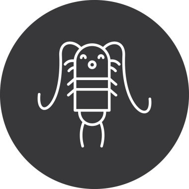 Bir köpeğin vektör çizimi