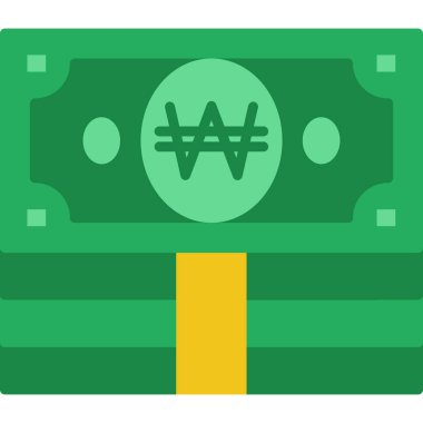 nakit para dolar simgesi düz stil