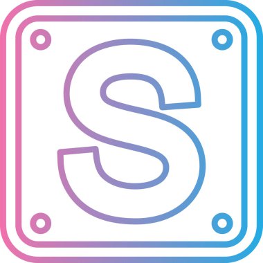 Modern b 'nin vektör illüstrasyonu eksik simgesi