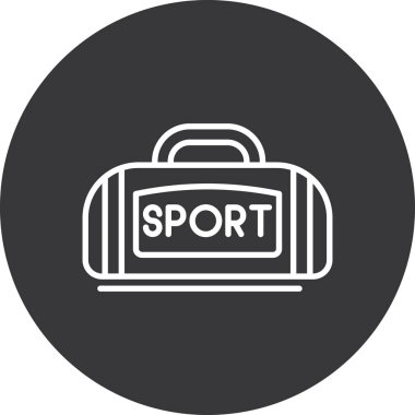 Bir spor simgesinin vektör illüstrasyonu