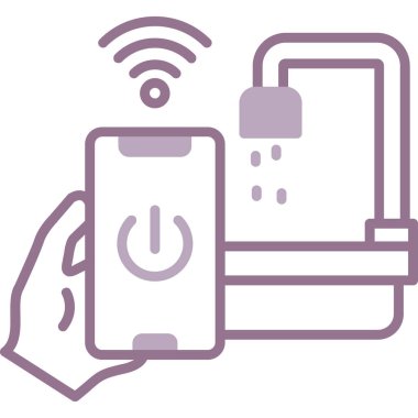 - Telefon. Web simgesi basit illüstrasyon