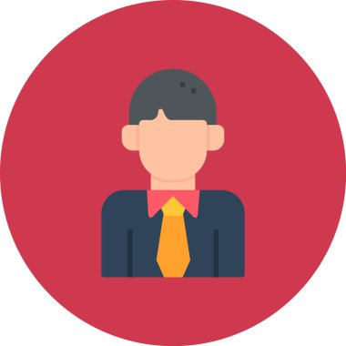 avatar düz vektör simgesi