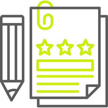 derecelendirme yıldızı web basit illüstrasyonu