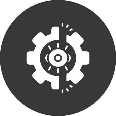 dişli vektör resimleme simgesi