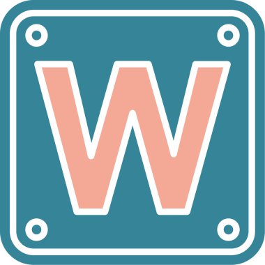 Modern bir simgenin vektör illüstrasyonu