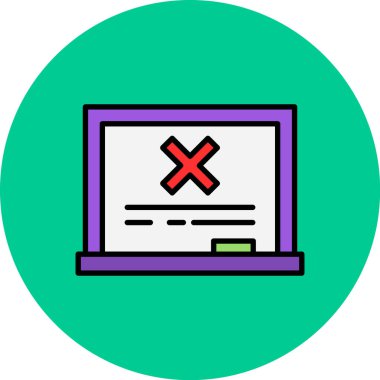 bilgisayar simgesi vektör illüstrasyonu