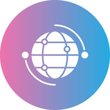 Küresel simge vektör illüstrasyonu