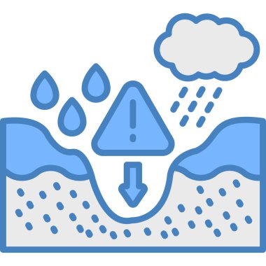 iklim ısınma ikonu