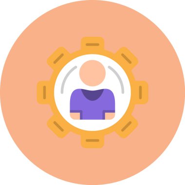 avatar erkek kullanıcı simgesi rozet biçiminde