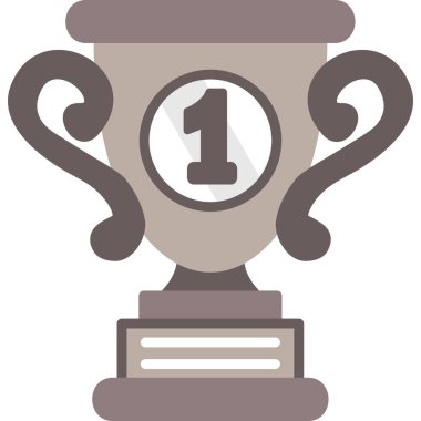 Kupa ödül simgesi doldurulmuş taslak biçiminde