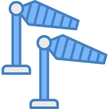 Rüzgar türbini. Web simgesi