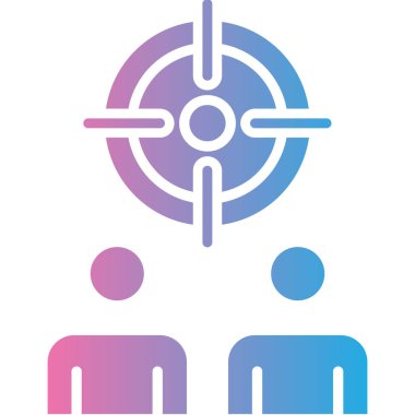 insanlar simge vektör illüstrasyonu