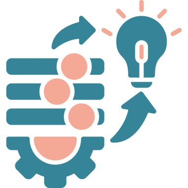 iş fikri kutsal kişilerin resmi, vektör çizim