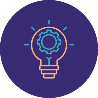 ampul vektör simgesi modern basit vektör illüstrasyonu