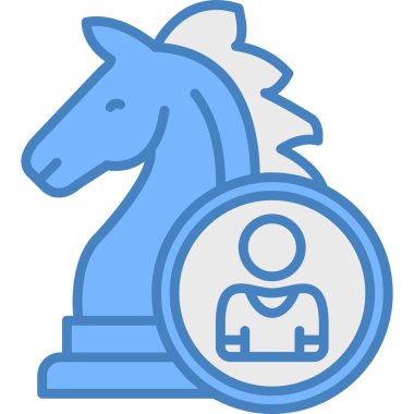 At. Web simgesi basit illüstrasyon