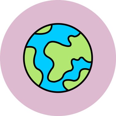 toprak simgesi vektör illüstrasyonu