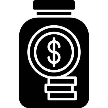 Banka. Web simgesi basit illüstrasyon