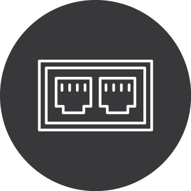 vektör sunucu illüstrasyonu